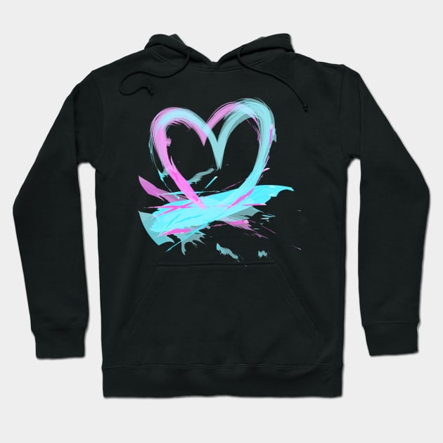 Artistic Heart Hoodie by TopProjects